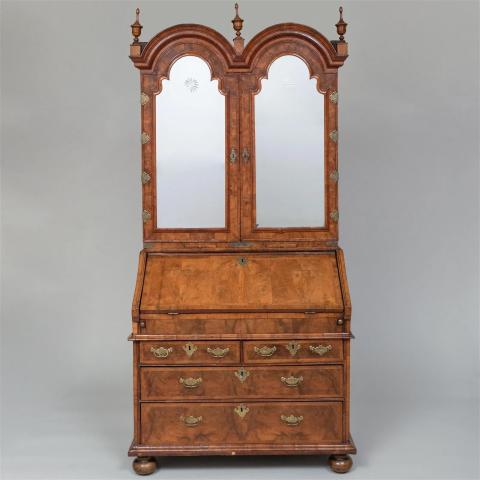 george I secretary bookcase