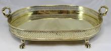 George III brass tray